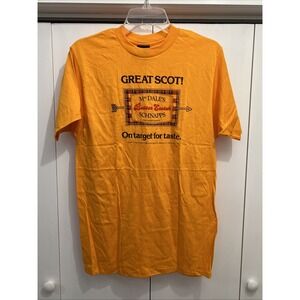 VTG 1986 Arrow MacDale's Butter Scotch Schnapps T-Shirt Sz L, Made in USA, NEW